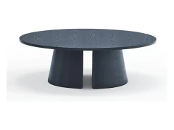 Mesa De Centro|Teulat Mesa baixa redonda Ø110 h36 cm Azul