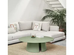 New Teulat Mesa baixa Ø110 h36 cm Verde