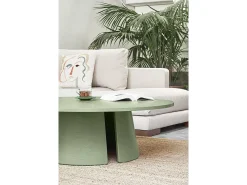 New Teulat Mesa baixa Ø110 h36 cm Verde