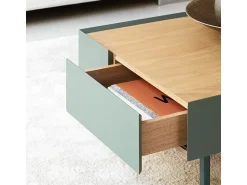 Mesa De Centro|Teulat Mesa baixa verde 110x60 cm Verde amu00eandoa