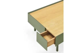 Mesa De Centro|Teulat Mesa baixa verde 110x60 cm Verde amu00eandoa