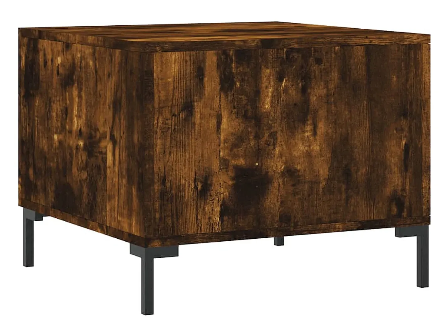 Mesa De Centro|vidaxl Mesa centro 2 pcs 50x50x40 cm madeira processada cor fumado Natural claro