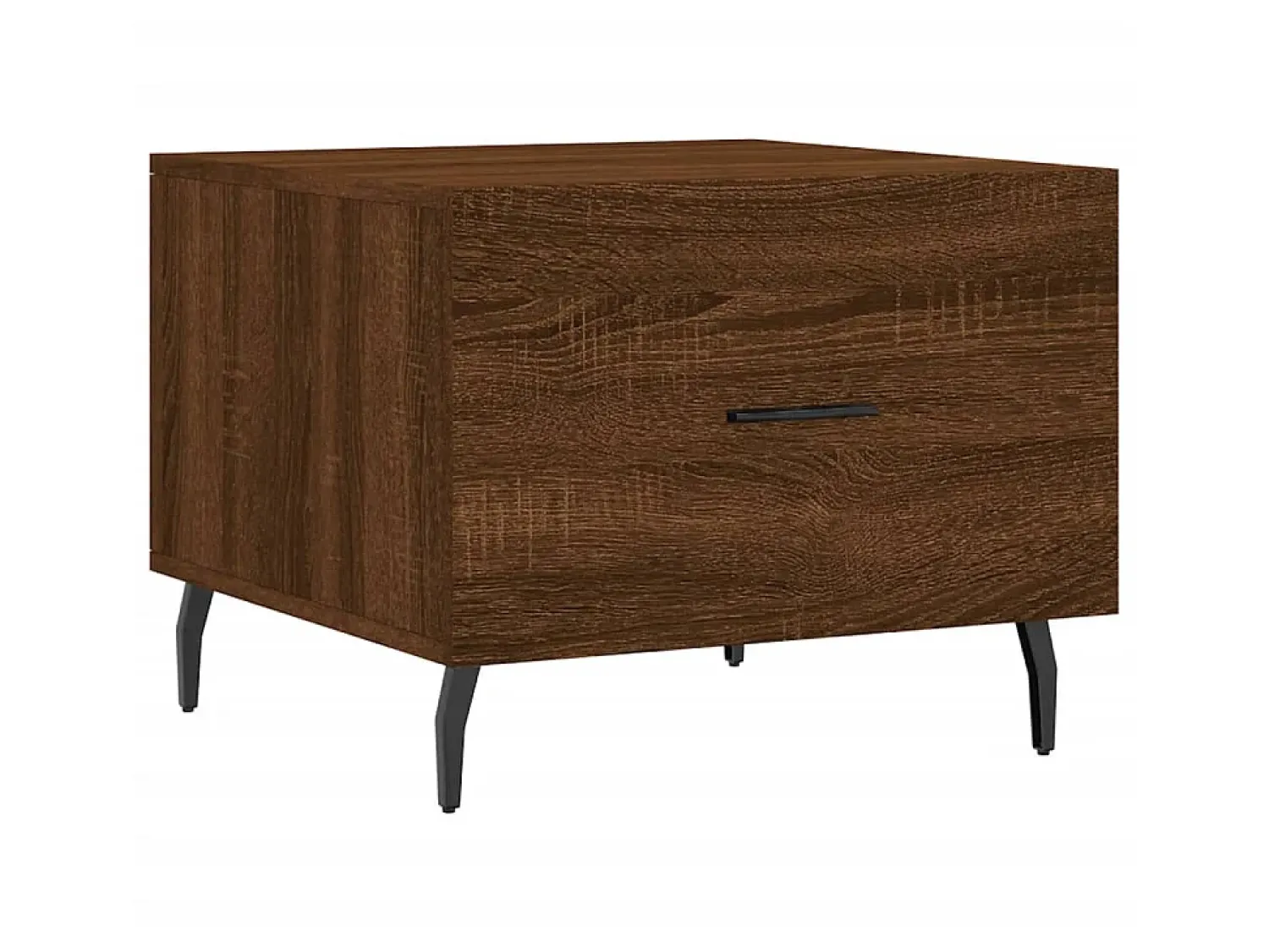 Mesa De Centro| Mesa centro 2 pcs 50x50x40 cm madeira proc. carvalho PT557275 Castanho