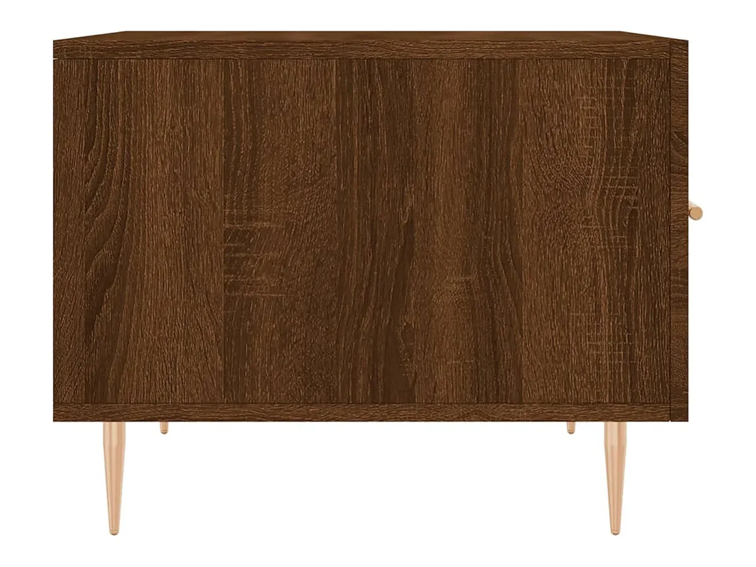 Discount vidaxl Mesa centro 2 pcs 50x50x40 cm madeira proc. carvalho castanho Natural claro