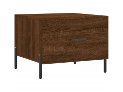 Mesa centro 2 pcs 50x50x40 cm madeira proc. carvalho PT878087^ Mesa De Centro