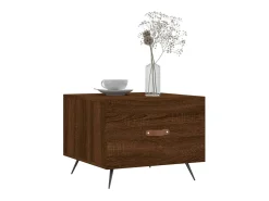Hot Mesa centro 2 pcs 50x50x40 cm madeira proc. carvalho PT179843 Castanho