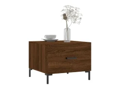 New Mesa centro 2 pcs 50x50x40 cm madeira proc. carvalho PT918120 Castanho