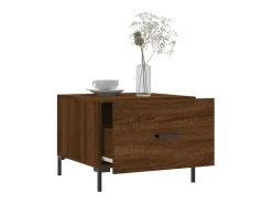 New Mesa centro 2 pcs 50x50x40 cm madeira proc. carvalho PT918120 Castanho