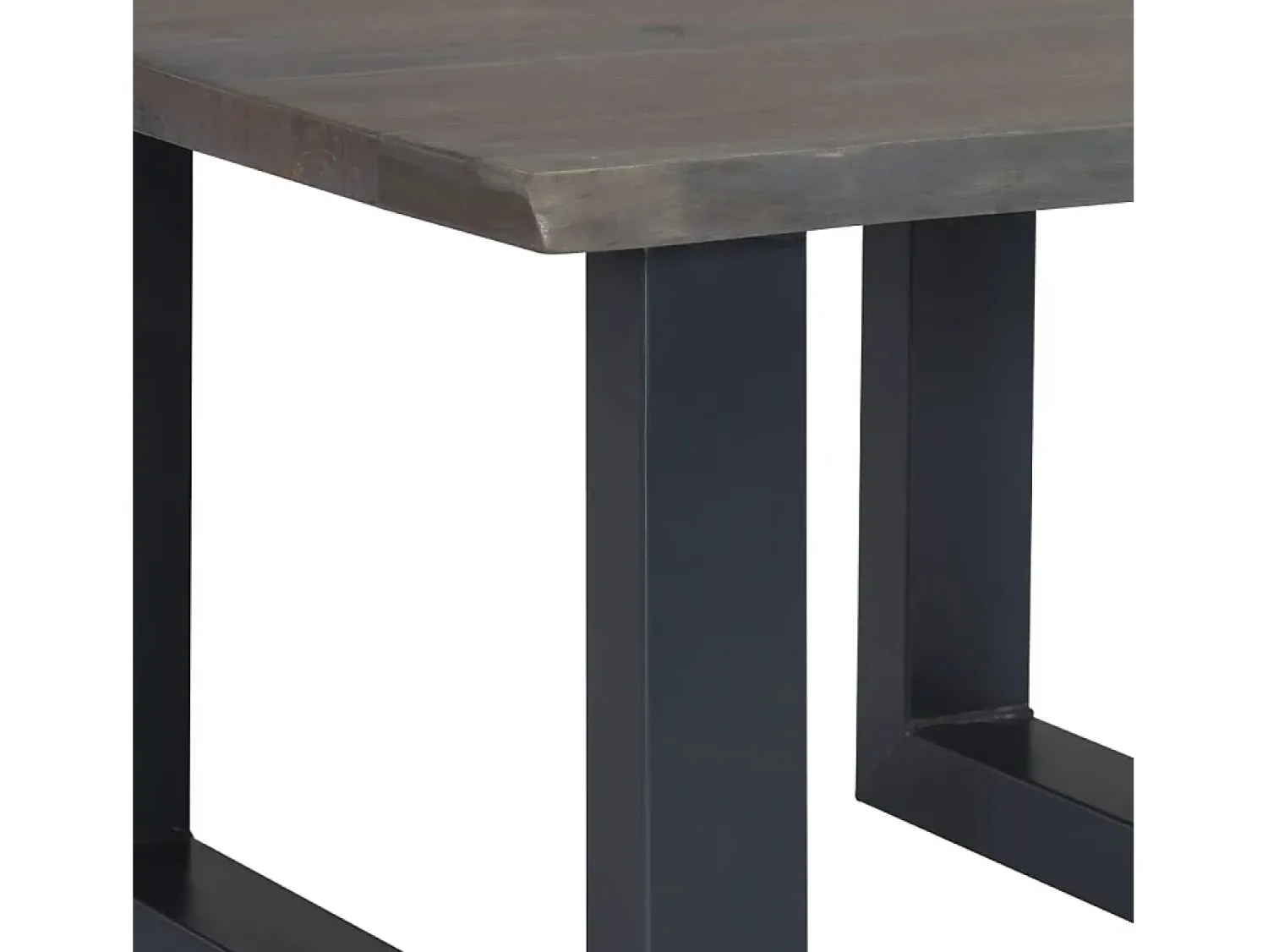 Mesa De Centro*vidaxl Mesa centro c/ arestas vivas 60x60x40cm acácia maciça Cinzento