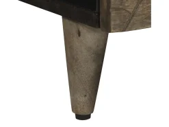 vidaxl Mesa centro claro 80x54x40 cm madeira mangueira maciça^ Mesa De Centro