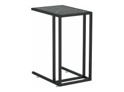 Mesa centro computador mármore 50x35x65 cm vidro temperado PT978002^ Mesa De Centro
