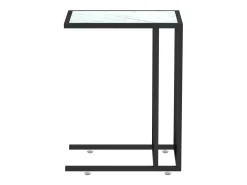 Mesa centro computador mármore 50x35x65cm vidro temperado PT827447^ Mesa De Centro