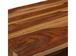 vidaxl Mesa centro madeira acácia maciça c/ acabam. mel 110x50x37 cm^ Mesa De Centro