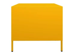 Mesa De Centro*vidaxl Mesa centro 101,5x50x43,5 cm aço laminado frio mostarda Amarelo