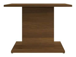 Mesa De Centro| Mesa centro 55,5x55,5x40 cm contraplacado cor carvalho PT102040 Castanho