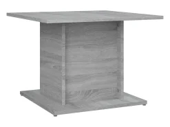 Hot Mesa centro 55,5x55,5x40 cm contraplacado carvalho sonoma cinza PT650446 Cinzento