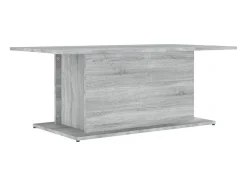Mesa De Centro* Mesa centro 102x55,5x40 cm contraplacado carvalho sonoma cinza PT323433 Cinzento
