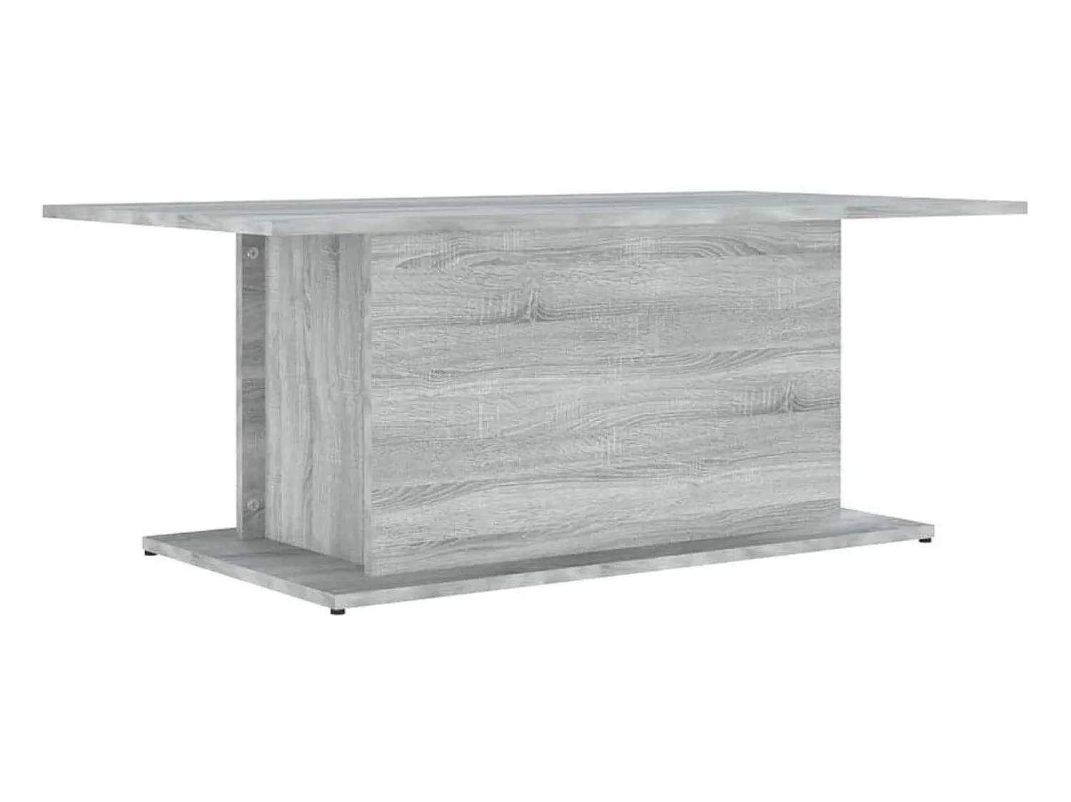 Mesa De Centro* Mesa centro 102x55,5x40 cm contraplacado carvalho sonoma cinza PT323433 Cinzento
