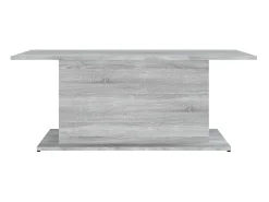 Mesa De Centro* Mesa centro 102x55,5x40 cm contraplacado carvalho sonoma cinza PT323433 Cinzento