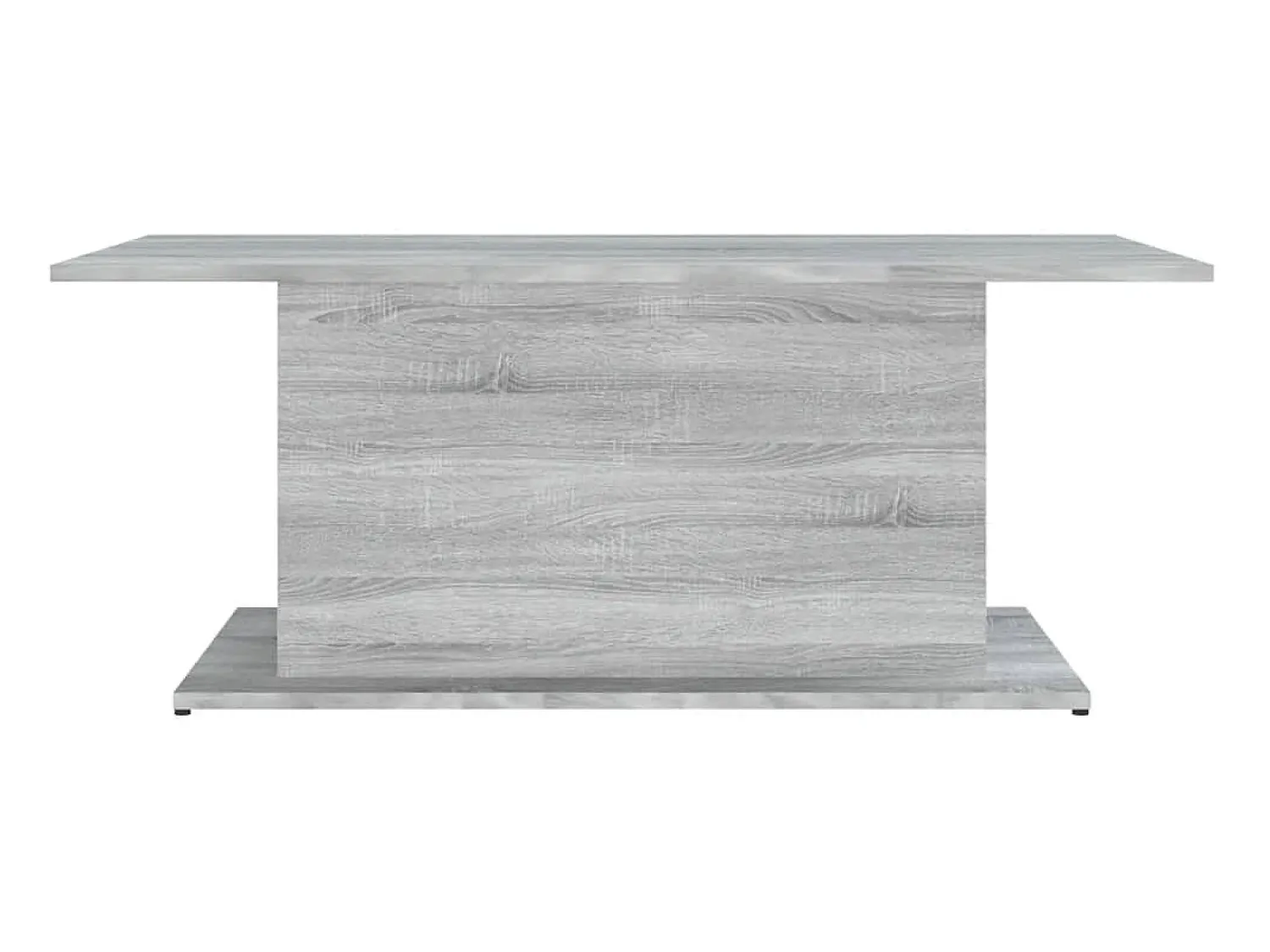 Mesa De Centro* Mesa centro 102x55,5x40 cm contraplacado carvalho sonoma cinza PT323433 Cinzento