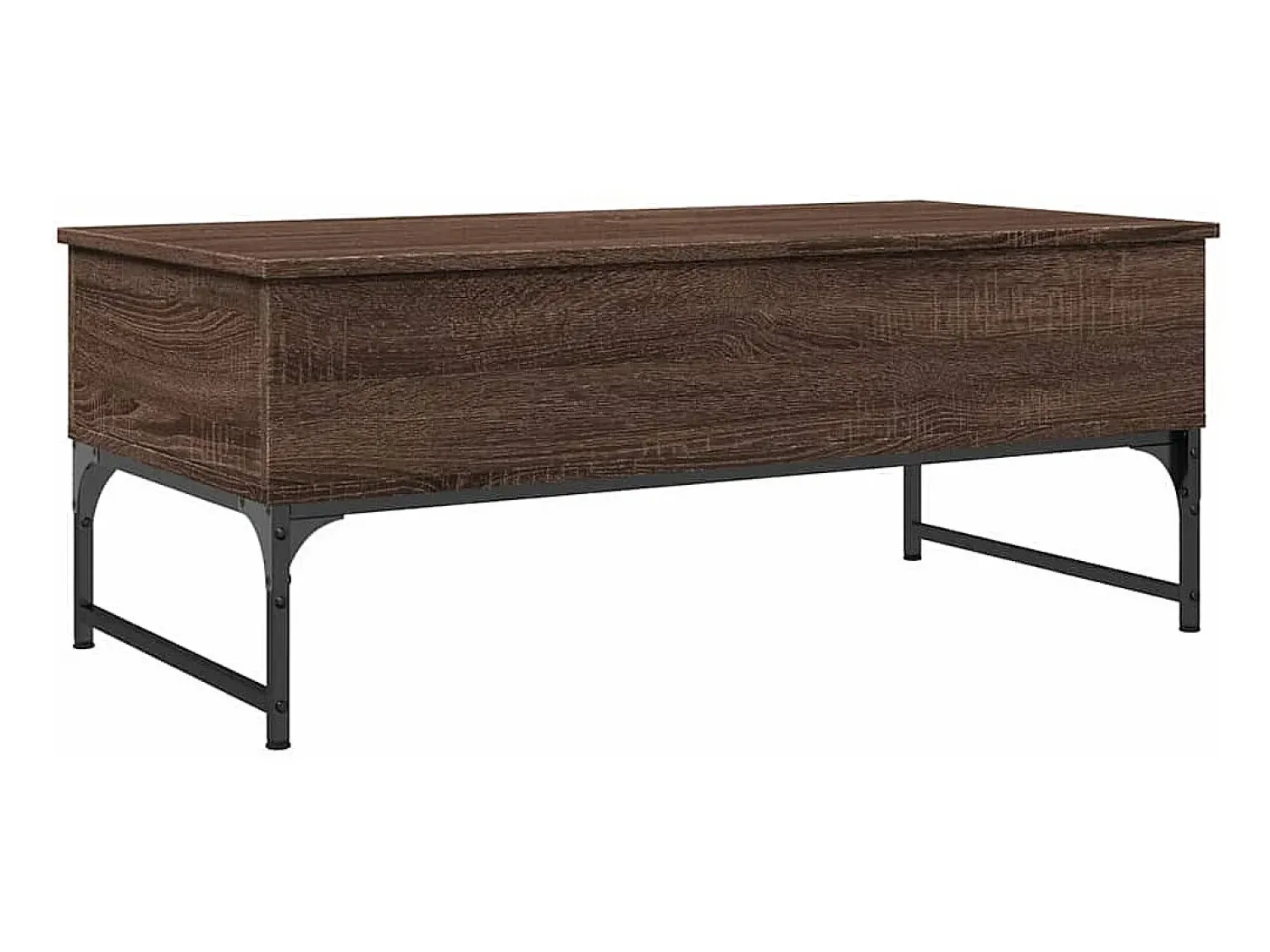 vidaxl Mesa centro 100x50x40 cm deriv. madeira/metal carvalho^ Mesa De Centro