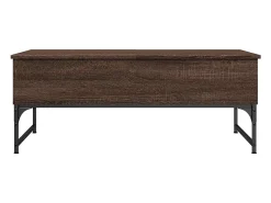 vidaxl Mesa centro 100x50x40 cm deriv. madeira/metal carvalho^ Mesa De Centro