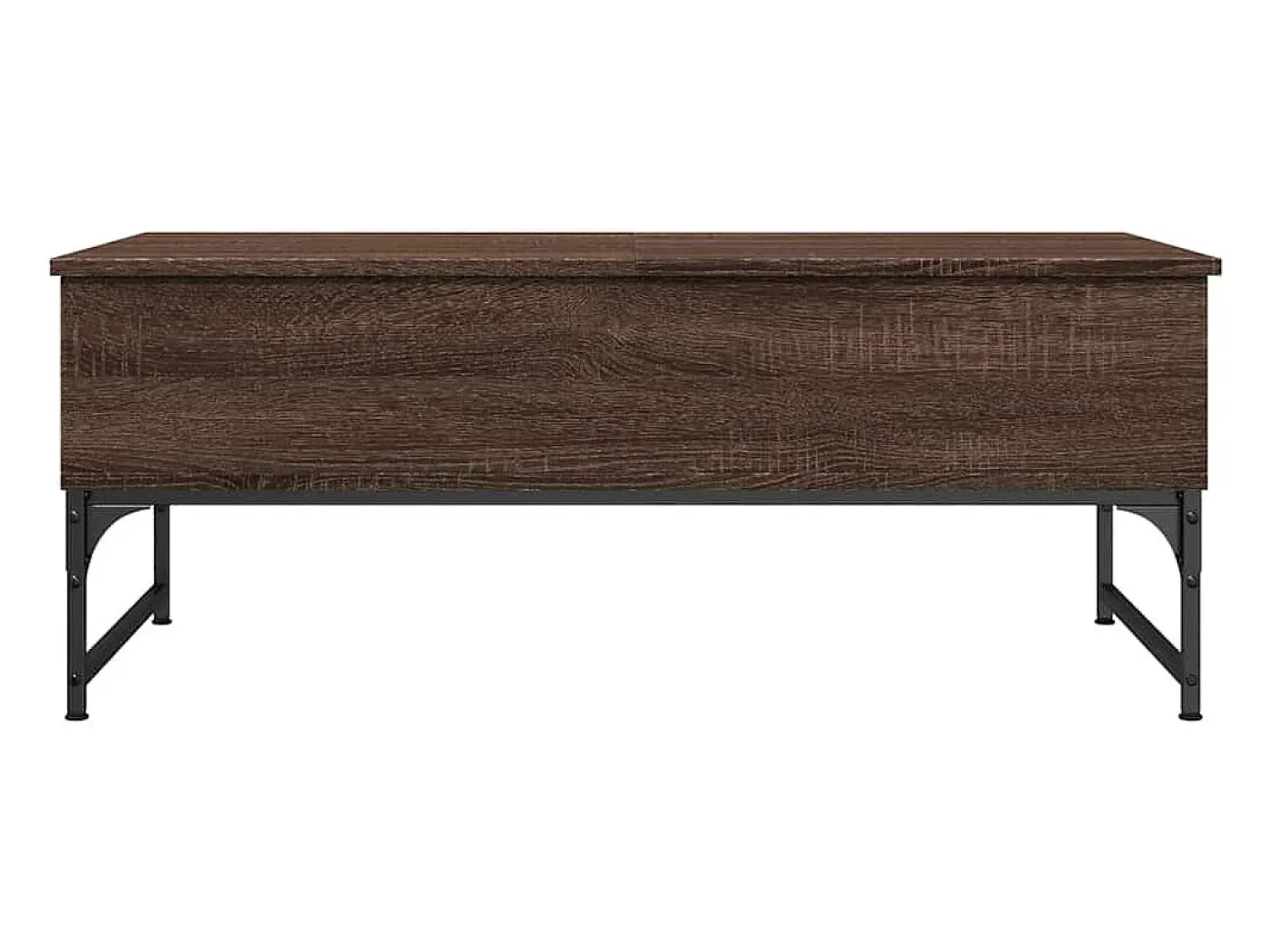 vidaxl Mesa centro 100x50x40 cm deriv. madeira/metal carvalho^ Mesa De Centro