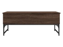 Best Mesa centro 100x50x40 cm deriv. madeira/metal carvalho PT975126 Castanho