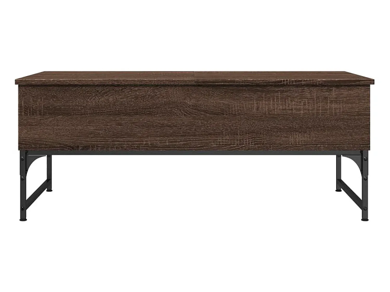Best Mesa centro 100x50x40 cm deriv. madeira/metal carvalho PT975126 Castanho