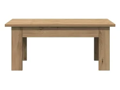 Mesa De Centro|vidaxl Mesa centro 100x60x42 cm derivados madeira carvalho artisiano Natural claro
