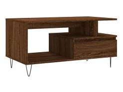 Mesa centro 90x49x45 cm derivados de madeira carvalho PT491654^ Mesa De Centro