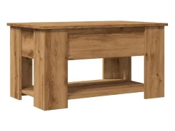 Mesa De Centro*vidaxl Mesa centro 79x49x41 cm derivados madeira carvalho artisiano Natural claro