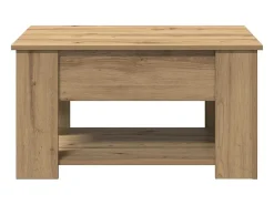 Mesa De Centro*vidaxl Mesa centro 79x49x41 cm derivados madeira carvalho artisiano Natural claro
