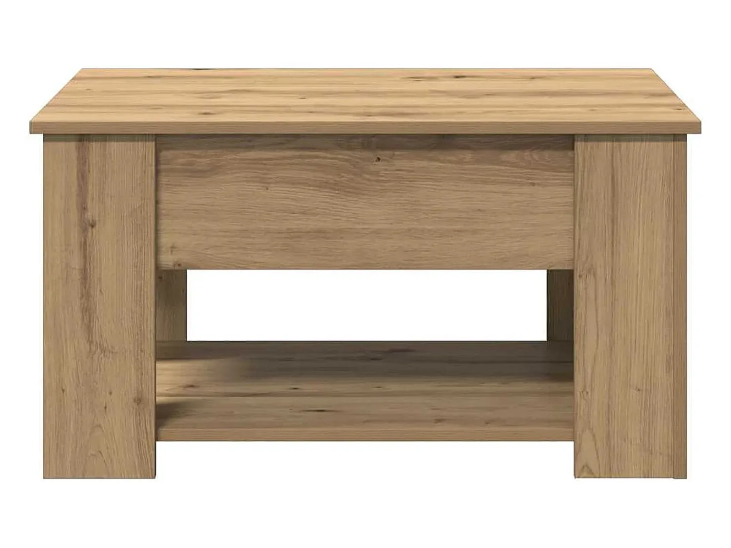 Mesa De Centro*vidaxl Mesa centro 79x49x41 cm derivados madeira carvalho artisiano Natural claro