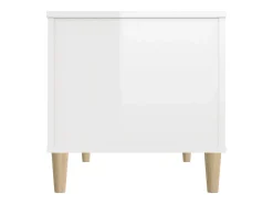 vidaxl Mesa centro 90x44,5x45 cm derivados de madeira brilhante^ Mesa De Centro