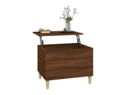 Mesa centro 60x44,5x45 cm derivados madeira carvalho PT596509^ Mesa De Centro