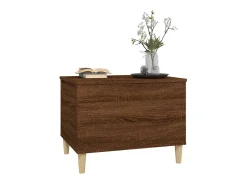 Mesa centro 60x44,5x45 cm derivados madeira carvalho PT596509^ Mesa De Centro