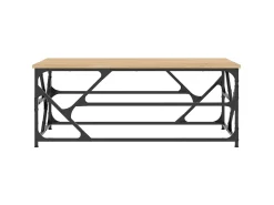 Mesa De Centro* Mesa centro 100x50x40 cm derivados madeira cor carvalho sonoma PT124057 Castanho