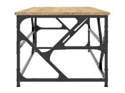 Mesa De Centro* Mesa centro 100x50x40 cm derivados madeira cor carvalho sonoma PT124057 Castanho