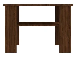 Mesa De Centro|vidaxl Mesa centro 60x60x42 cm derivados de madeira carvalho castanho Natural claro