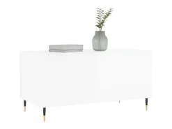 Mesa centro 90x44,5x45 cm derivados de madeira brilhante PT481181^ Mesa De Centro