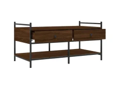 Mesa centro 99x50x50 cm derivados de madeira carvalho PT831038^ Mesa De Centro