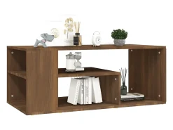 Mesa De Centro*vidaxl Mesa centro 100x50x40 cm derivados de madeira carvalho castanho Natural claro