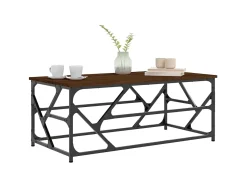 Mesa centro 100x50x40 cm derivados de madeira carvalho PT584863^ Mesa De Centro
