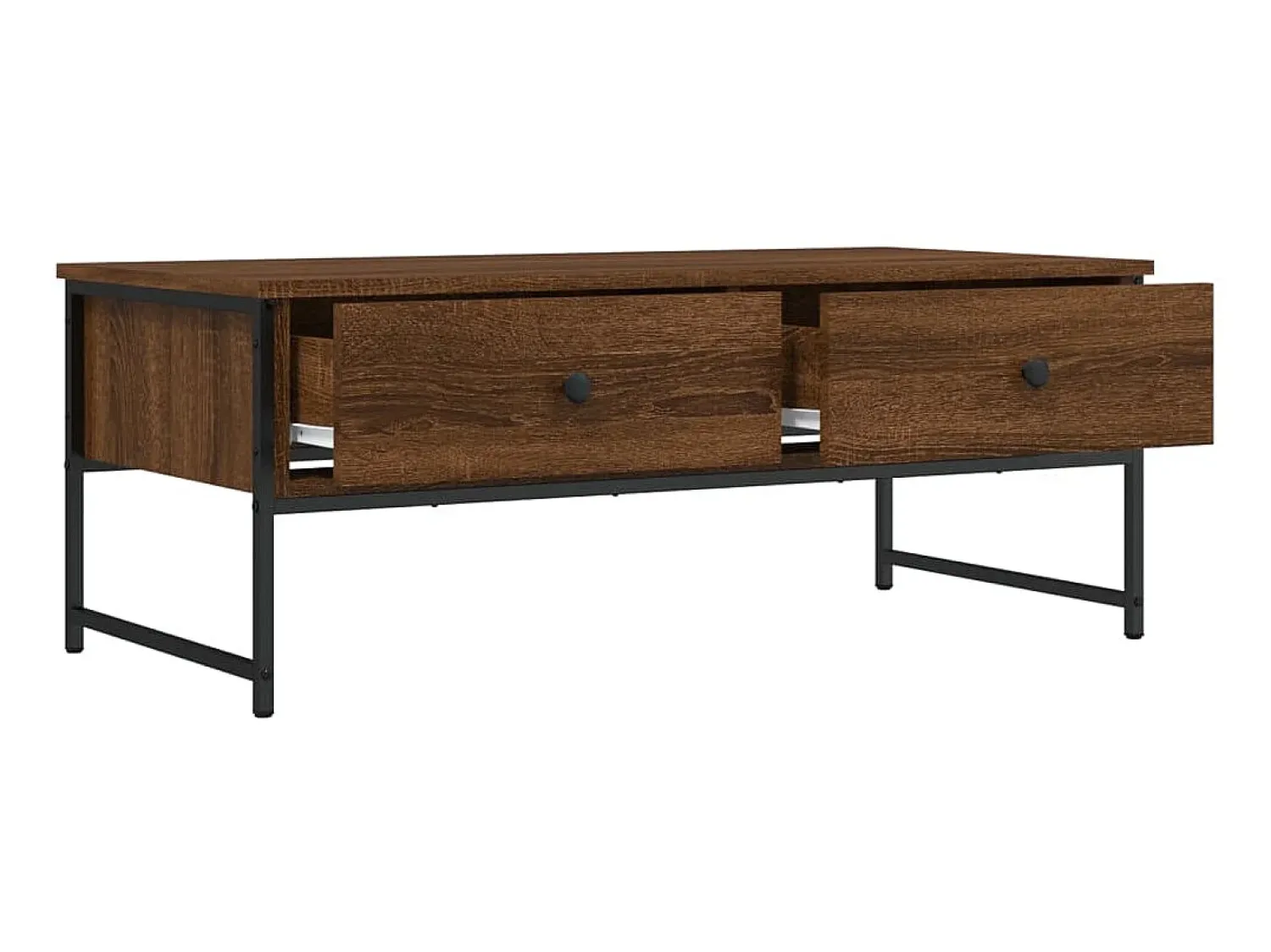 Mesa De Centro| Mesa centro 101x49x39,5 cm derivados madeira carvalho PT866735 Castanho