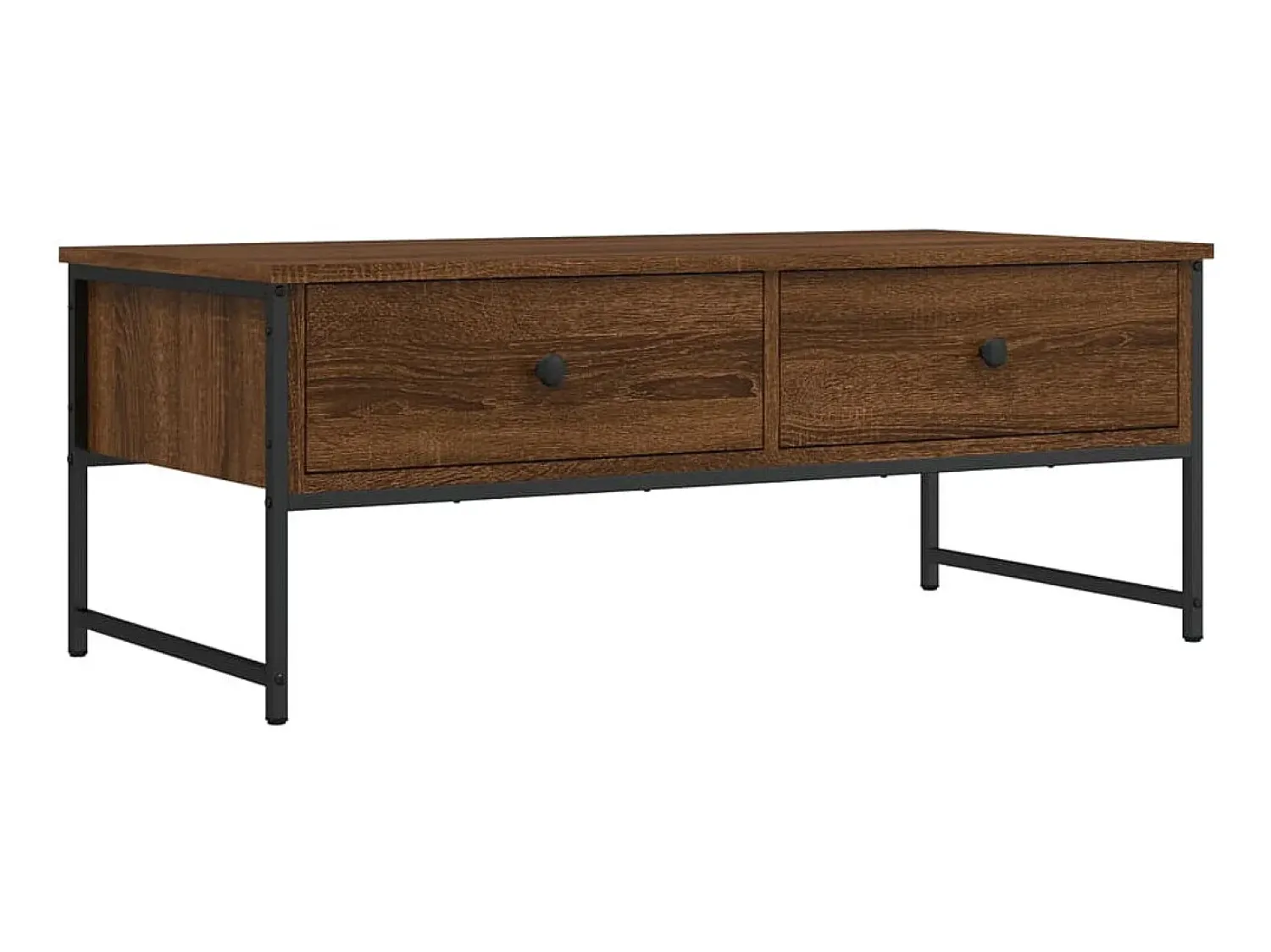 Mesa De Centro| Mesa centro 101x49x39,5 cm derivados madeira carvalho PT866735 Castanho