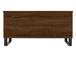Mesa De Centro|vidaxl Mesa centro 90x44,5x45 cm derivados madeira carvalho castanho Natural claro