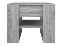Mesa De Centro| Mesa centro 55,5x55x45 cm derivados de madeira sonoma PT500682 Cinzento