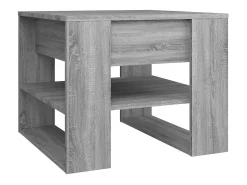 Mesa De Centro| Mesa centro 55,5x55x45 cm derivados de madeira sonoma PT500682 Cinzento