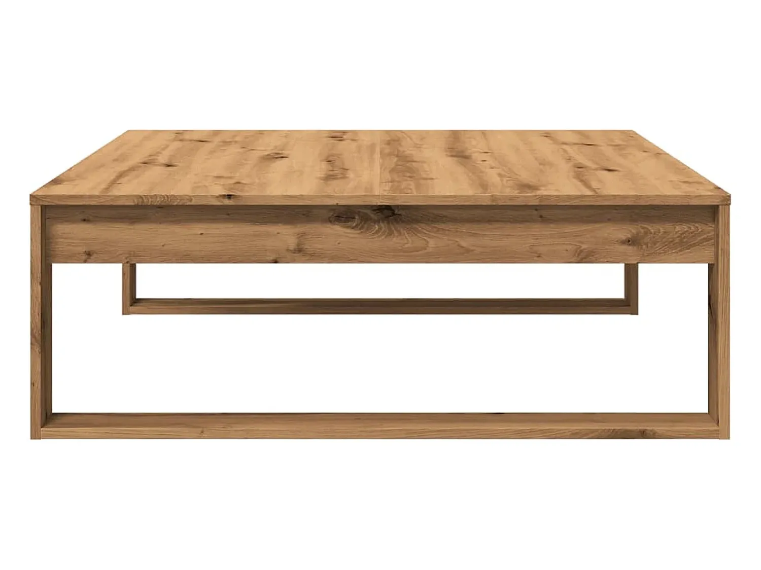 vidaxl Mesa centro 100x100x35 cm derivados madeira carvalho artisiano^ Mesa De Centro